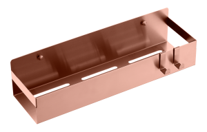 Полка Boheme 10965-CB 2 крючка, Copper Brushed