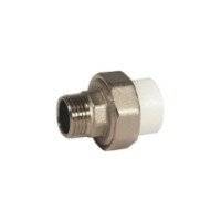 Муфта полипропиленовая Kalde комбинированная разъёмная, 20 x 1/2 НР