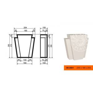 Замок LepninaPlast ЗВ-255/1 25.4x10x25.5