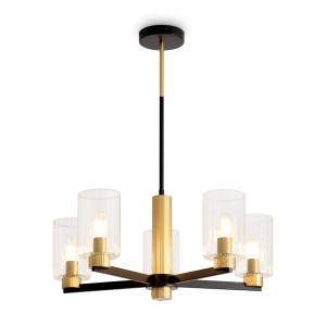 Подвесная люстра на штанге Freya Ombre FR2051CL-05BBS