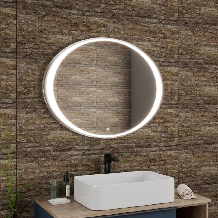 Зеркало Veneciana Tirso 67701 с подсветкой, сенсорный выключатель, 90x70