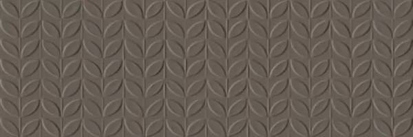 Керамическая плитка Ragno Vida RA6Q Struttura Foglia 3D Fango Rett 30x90