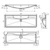 Раковина Belbagno BB1200/455-LV-MR-ALR 120x45.5x14.5 белая фото 4