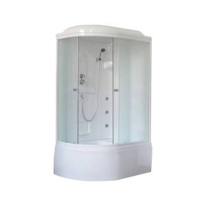 Душевая кабина Royal Bath BK RB8120BK2-M-R с высоким поддоном, с сиденьем
