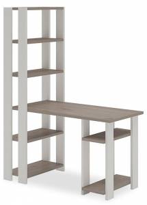 Стол компьютерный Merdes Slim СТН-180/120 БЕН Белый/Нельсон