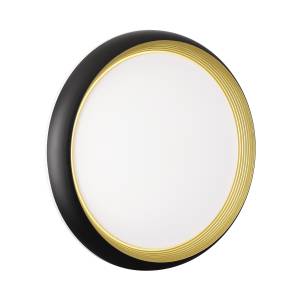 Настенно-потолочный светодиодный светильник Sonex Tofiq Black 7651/ELN