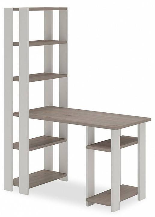 Стол компьютерный Merdes Slim СТН-180/120 БЕН Белый/Нельсон