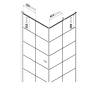 Душевое ограждение NEW TRENDY NEW SOLEO BLACK L 90x90x195 D-0285A/D-0120B (черный) фото 4