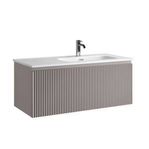 Тумба с раковиной Sancos Snob R 1.0 правая, Doha Soft, 100x42.6