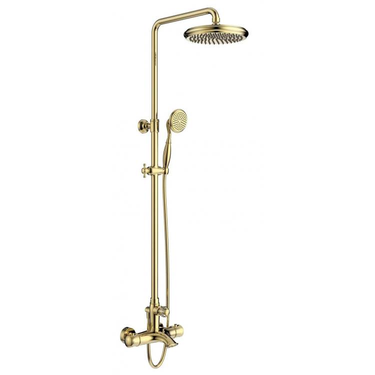 Душевая стойка AltroBagno Beatrice 030408 Or, с термостатом