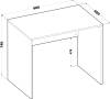 Стол письменный Сокол СПМ-350 00-00016297 Белый фото 3