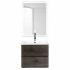 Тумба с раковиной Belbagno Albano ALBANO-700-2C-SO-RNG 70x45x50 Rovere Nature Grigio подвесная с двумя выкатными ящиками фото 11