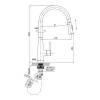 Смеситель для кухни Raiber Graceful RP-011 хром фото 8