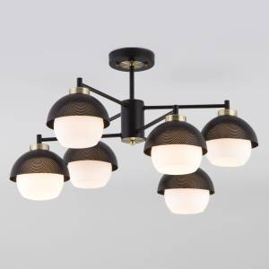 Люстра на штанге Eurosvet Nocciola 70106/6 черный Smart
