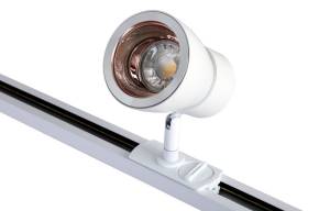 Трековый светильник однофазный Crystal Lux CLT 0.31 009 WH-GO