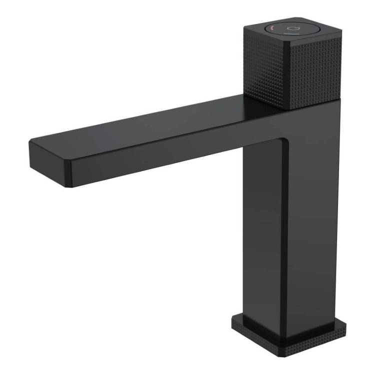 Смеситель для раковины Boheme Quad 159-B сенсорный, черный матовый