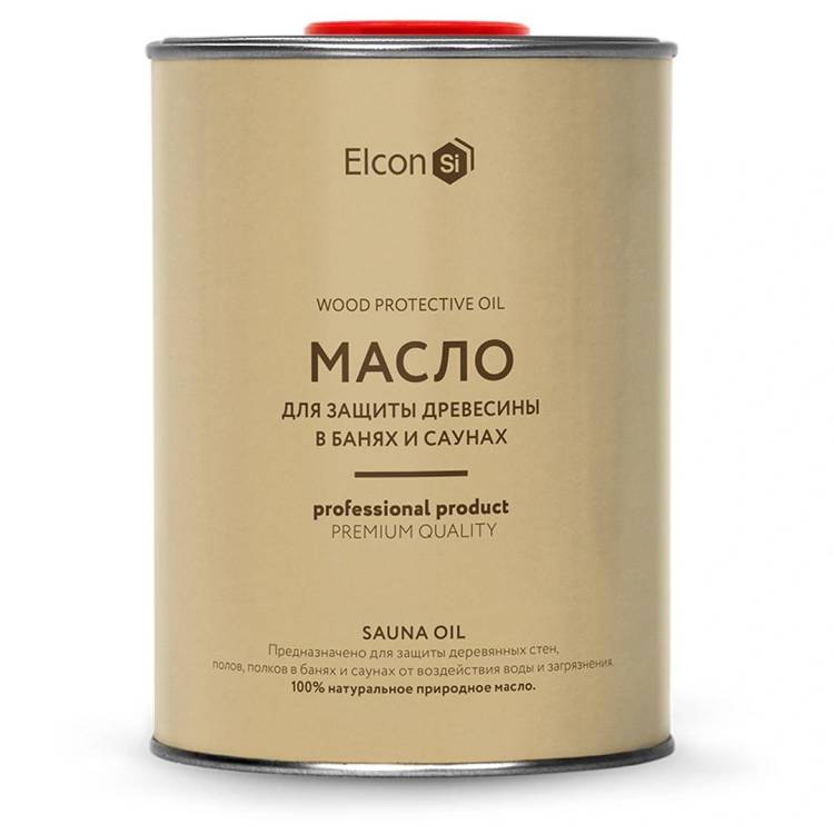 Масло для защиты древесины в банях и саунах Elcon Sauna Oil 1 л