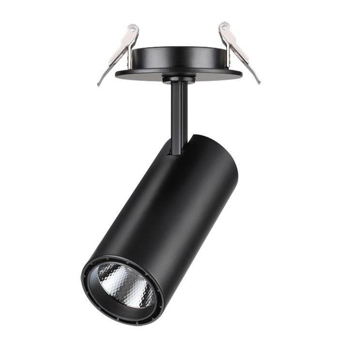 Встраиваемый светодиодный светильник Novotech Selene Black 357551