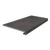 Ступень Kerama Marazzi Портленд KM8080G0061RGCF Фронтальная Клееная Антрацит Матовый Обрезной 33x80