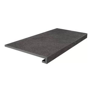 Ступень Kerama Marazzi Портленд KM8080G0061RGCF Фронтальная Клееная Антрацит Матовый Обрезной 33x80