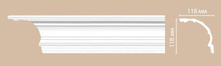 Плинтус потолочный гладкий DECOMASTER DP 50 240x11.8x11.8