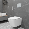 Унитаз подвесной CHARUS Torre Bianca EWC700-114W Alva Rimless, сиденье микролифт фото 5