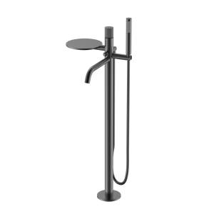 Смеситель для ванны Boheme Stick 129-GM.3 напольный, Gun Metal Linea