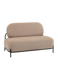 Диван Stool Group Стоун vd-dv-stone-cl-cream бежевый, велюр рельефный