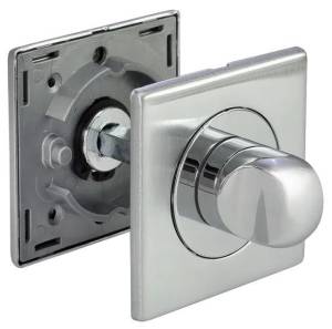 Завертка сантехническая Morelli LUX-WC-S CSA/CRO матовый хром/хром
