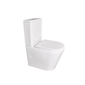 Унитаз-компакт Terminus Аврора 11F62x39W безободковый, с крышкой-сиденьем микролифт