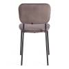 Стул Tetchair Carol (mod. UC06) 19320 light grey HLR24, черный фото 4