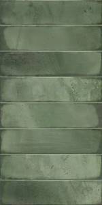 Керамическая плитка Azori Bricks Green 31.5x63 Керамическая плитка Azori Bricks Green 31.5x63