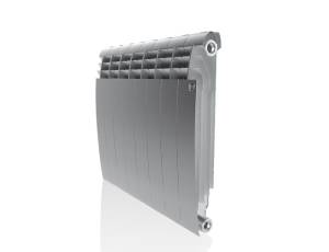 Биметаллический секционный радиатор отопления Royal Thermo Biliner Satin Silver 500 / 8 секций