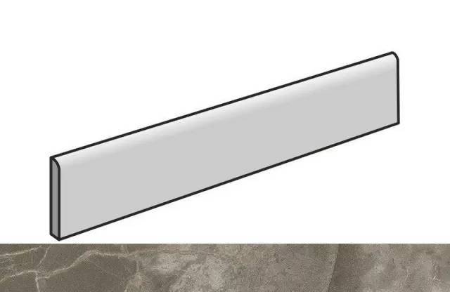 Плинтус Atlas Concorde Russia Allure 610130004645 Grey Beauty Battiscopa/Аллюр Грей Бьюти  7.2X60