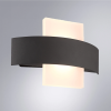 Уличный настенный светодиодный светильник Arte Lamp Croce A1444AL-1BK фото 4