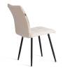 Стул Tetchair Bari LT 25241 молочный, черный, велюр фото 3