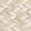 Пробковое покрытие Corkstyle Chevron Creme Замковое 1235x305x10