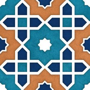 Керамогранит Ennface Pattern ENPTR6001MT2020 Tantora Blue 20x20