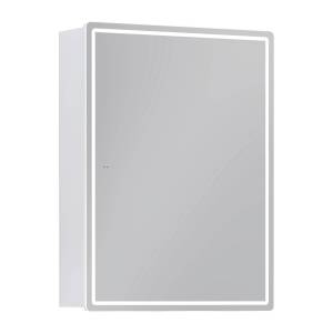 Зеркало-шкаф Vigo Geometry Comfort 60 с подсветкой и антизапотевателем белый