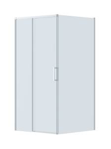 Душевой уголок Cezares PLANE-AH-1-110/100-C-CR профиль хром, стекло прозрачное, 110x100x195