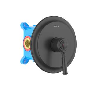 Смеситель для душа Aquatek Классик AQ1566MB с внутренней частью, черный матовый