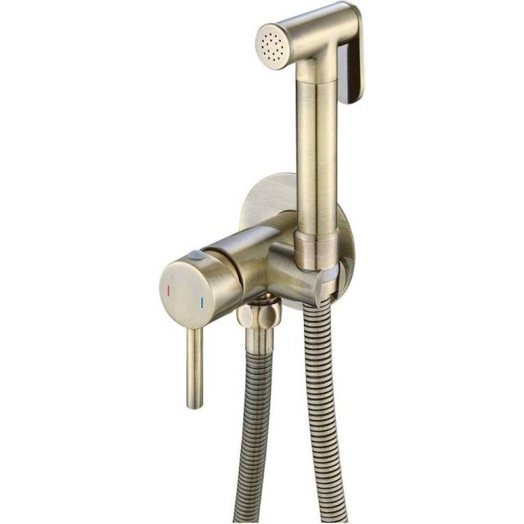 Гигиенический душ Haiba HB5511-4 бронзовый, со смесителем