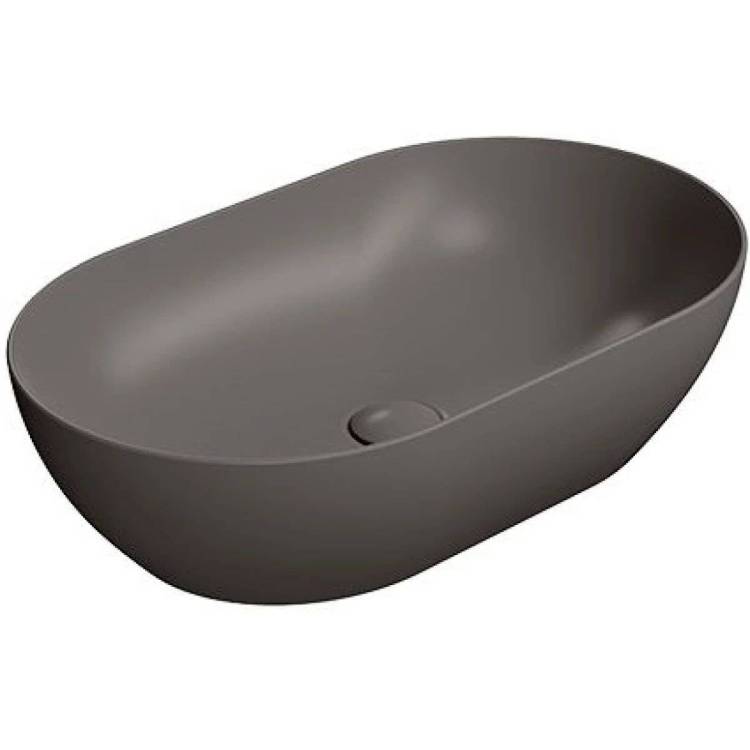 Раковина GSI Pura 883416 60 см, коричневая матовая