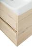 Тумба под раковину Belbagno Neon NEON-600-2C-SO-PB 57.2x34.6x55 Pino Bianco подвесная с двумя выкатными ящиками, с доводчиками фото 5