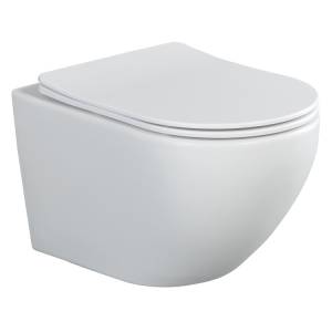 Унитаз подвесной Splendy Light LI10152VTYWMW безободковый, сиденье микролифт, белый матовый