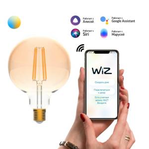 Лампа светодиодная диммируемая филаментная Gauss Smart Home 1340112